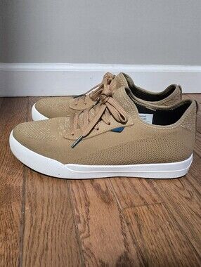 Vessi weekend waterproof vegan sneakers shoes tan men's 8 women's 9